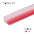 Miniatyrbillede 1 af 5: Vandstop Vandholder strim TRANSPARENT 150CM Transparent Transparent Transparent 150cm