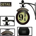 Miniatyrbilde 4 av 5: Harry Potter Hengende 9 3/4 Nattlys, Hjemmedekor Harry Potter Skiltlys Led Lampe Dekorasjon