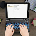 Pikkukuva 5 / 5: Näppäimistö iPad 10.2\"\" 9. / 8. / 7. sukupolvelle [Ranskan QWERTY], musta