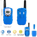 Pikkukuva 3 / 5: T388 Lasten Walkie Talkie 8 Kanavan Radio Lasten Taskulamppu Walkie