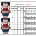 Miniatyrbillede 4 af 4: Kvinder Langærmet Mode Casual Jul Print Bodycons Kjole En skulder One shoulder L