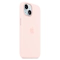 Miniatyrbillede 2 af 3: iPhone 15 Cover Kompatibel med MagSafe Ridsefast Silikon Telefon Cover - Pink