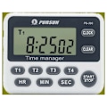 Miniatyrbild 2 av 5: Köktimer, Digital timer, Magnetisk köktimer, Timer med klocka, LCD-skärm och alarm, med magnetisk baksida, Vikbar