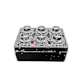 Miniatyrbillede 2 af 3: 0-99999.9 Ohm enkelt modstandskasse præcision variabelt årti modstand undervisningsinstrument undervisning