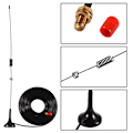 Miniatyrbillede 3 af 5: UT-106UV SMA-hun Dual Band Bilantenne med Magnetisk Fod til Walkie Talkie To-vejs Radio