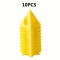 10-pack plastfärgbrickställ - triangelhållare, bärbara målarstöd och torkställ 10pcs