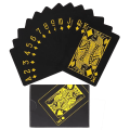 Miniatyrbild 5 av 5: Svart Guld Spelkort Pokerlek Blå Silver Pokerdräkt Plast Magi Vattentät Lek Magi Vatten Present Samling Silver