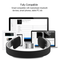 Pikkukuva 2 / 5: Langattomat kuulokkeet ladattavat yli korvan langattomat Bluetooth-kuulokkeet White