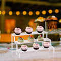 Miniatyrbillede 4 af 5: Akryl Display Stativ 3 Tier Riser Display Hylde Showcase til Actionfigurer Cupcakes Dessert Candy Treat Display 0.35 30