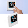 Miniatyrbild 1 av 8: Programmerbar smart termostat elektrisk uppvärmning smart termostat digital LCD-display temperaturregulator för hem hotell AC 90V-240V 16A gemensam