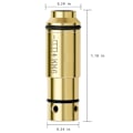 Miniatyrbillede 2 af 4: 9mm infrarød øvelsespatron med ekstra O-ringe fladt hoved infrarød øvelsesbombe til tørtræning LD simulationskydning sigtelokalisering