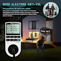 Miniatyrbillede 4 af 5: Digital programmerbar stikkontakt Ugentlig digital timer, LCD-display, energibesparende (1-pakke)