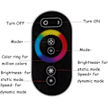 Miniatyrbilde 3 av 5: RGB LED berøringsfjernkontroll, RF trådløs berøringsfjernkontroll LED dimmerkontroller for LED-stripe lys DC12v-24v 8a/ch