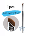 Pikkukuva 1 / 5: Päivitä terä eyeliner-sivellin ultraohut hieno kulma litteä kulmakarvasivellin silmän alle meikkisiveltimet tarkka yksityiskohtainen sivellin valkoinen Sickle eyeliner -1