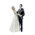 Miniatyrbilde 1 av 4: Bryllup Brudgom Harpiks Ornament Statue Kake Topper Bryllupsdekorasjon Sta style 2