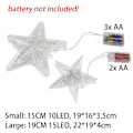 Miniatyrbillede 2 af 10: 1. Juletræ LED-lys Femtakset stjerne SMÅ - VARM HVID Small-Warm White Small-Warm White