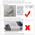 Miniatyrbilde 4 av 5: 2 stk berøringsdimmerbryter Dc3.7v 5v 12v trinnløs dimmerbryter sensor for LED-lys, Rv, skap, Wa