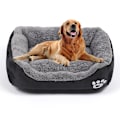 Miniatyrbillede 1 af 5: Hundekurv, Hundekurve Til Store Hunde, Vaskbar Dyremadras Behagelig Og Åndbar Stor Hundekurv M 58cm*45cm