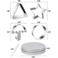 Miniatyrbillede 2 af 5: 24 stk. Squid Cookie Cutter Game Set, med dåse og nål [XC]