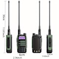 Miniatyrbild 3 av 5: 2023 Ny Vattentät Walkie Talkie BF UV-16 Pro Mate Radio Ham Cb Radio Hög Effekt Lång Distans