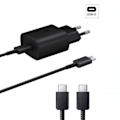 Pikkukuva 3 / 4: 25 W:n ultra-nopea verkkovirtalaturi kaapelilla Samsung SM-G985F Galaxy S20 S20+ S10 S10E S10 PLUS S9 PLUS A71 A51 A40 TYPE C - C