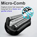 Miniatyrbilde 4 av 5: 32B S3 reservedeler barberhoder kompatible med Braun Series 3 elektriske barbermaskiner tilbehør