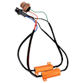 Miniatyrbillede 7 af 11: 2 stk 50W Last LED Lys Enkelt Modstandskabel, 7443 8RJ Enkelt Modstandskabel