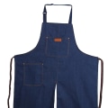 Miniatyrbilde 4 av 4: Mote keramikk denim split leg forkle med justerbar nakkestropp for kunstner