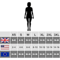 Miniatyrbillede 4 af 4: SOLS Dame/Dame North Full Zip Fleecejakke Sort Sort Sort Black XXL