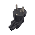 Miniatyrbillede 7 af 7: EU til IEC320 C5 strøm, EU han til IEC320 C5 hun AC-stik, EU(4,8mm) 2-ben til PDU/UPS konverteringsstik, 10A 250V
