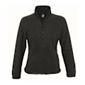 Miniatyrbillede 1 af 4: SOLS Dame/Dame North Full Zip Fleecejakke Sort Sort Sort Black XXL