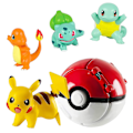 Miniatyrbild 1 av 5: 5-i-1 modellleksaksficka för Monster Fidget Ball Cake Topper Table Toy Figures Office Dekoration Boutique Collec