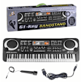Miniatyrbillede 4 af 5: Elektronisk klaver elektronisk keyboard digitalt klaver 61 tangenter elektronisk klaver begynder keyboard klaverlegetøj børn
