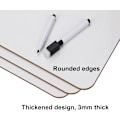 Miniatyrbillede 3 af 6: Mini whiteboard med tørrmarkering, 8,2 x 11,8 tommer dobbeltsidet mini whiteboard med penne og viskelæder, holdbare bærbare whiteboards 2pcs