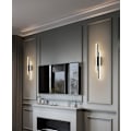 Miniatyrbillede 3 af 4: Indendørs LED-væglamper, 16W akryl LED-væglampe varm, væglamper til soveværelse stue korridor gang Black