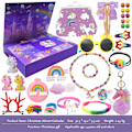 Miniatyrbilde 2 av 5: Julekalender 2023 Ny Juler 24 Nedtelling Kalender Armbånd Halskjede Blindboks Søt Unicorn Julegave til Jenter style 19