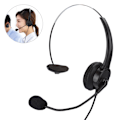 Miniatyrbild 5 av 8: Telefon Monaural Headset Fast telefon Hörlurar med mikrofon för hemmabruk