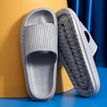 Miniatyrbillede 1 af 7: Letvægts Tøfler Komfort Casual Tøfler Åben Tå Platform Strand Sandaler Grå Grey 44-45
