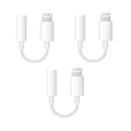 Miniatyrbillede 1 af 2: 3-pak Lightning til 3,5 mm adapter til aux