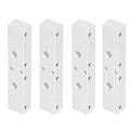 Miniatyrbilde 3 av 5: MK8 3D-skrivertilbehør - 4 stk. aluminiumsvarmeblokk med 2-dyse fast sete