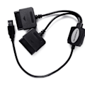 Miniatyrbild 4 av 5: SQBB 2 i 1 Adapter Konverter utan Drivrutin för PS2 för PS3 Joypad Gamepad Till för PS3 PC USB Game Controller Adapter Ersätt