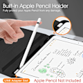 Miniatyrbillede 5 af 6: Rotationsetui til iPad 9. generation (2021) / 8. generation (2020) / 7. generation (2019) 10,2 tommer - 360 graders roterende stativcover sort