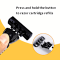 Miniatyrbilde 5 av 9: Herre 3-lags Razor Blade Manuell barbering for menn Erstatt hode Komfortable barberblader 1Holder And 30Blades