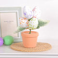 Miniatyrbild 1 av 3: Påsk 17cm Påskägg Kruka Fläckar Ägg Blomkruka Utomhus Trädgård Påsk Dekoration AB170 A
