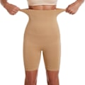 Miniatyrbild 2 av 3: Underkläder Högt Midja Kvinnor Stjärtlyft Kalsonger Kroppsformande Shapewear Höftförstärkare Shorts Slankning Aprikos Apricot XS-S