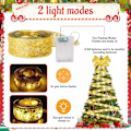 Pikkukuva 2 / 5: Varmvita Bright Ribbon String Lights 10m LED Julbelysning,C