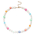 Pikkukuva 5 / 5: 1/2/3/5 helmen kaulakoru helmillä koristeltu Choker säädettävä ketju Boho tyyppi 1 Type 1 2PCS