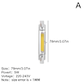 Pikkukuva 1 / 5: LED R7s COB 78mm 118mm himmennettävät lasiputket 15W 30W Lampun vaihto yellowA 78mm
