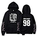 Miniatyrbillede 1 af 4: Rapper Juice Wrld Løs Sweatshirt Hoodie til mænd og kvinder sort black S