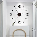 Miniatyrbild 3 av 5: 3D Luminous Väggklocka Ramlös Akryl DIY Digital Klocka Vägg Luminous clock